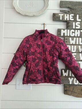 The North Face size 10/12 reversible jacket